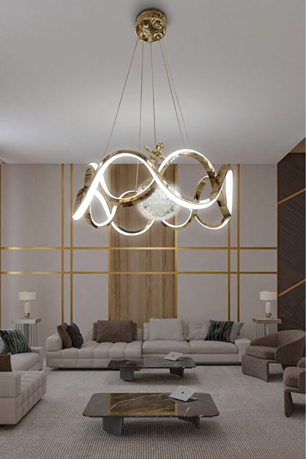 Drift modeli  Modern Sarkıt Led Avize - 2