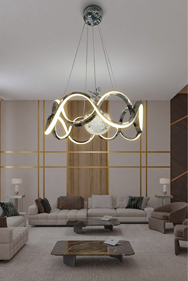 Drift modeli  Modern Sarkıt Led Avize - 2