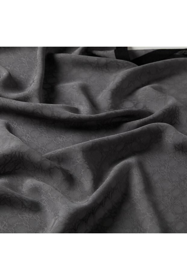 Monogram Şal - Gümüş - 2