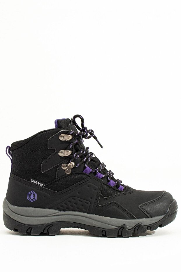 Vader Waterproof Black Purple Women's Outdoor Boots