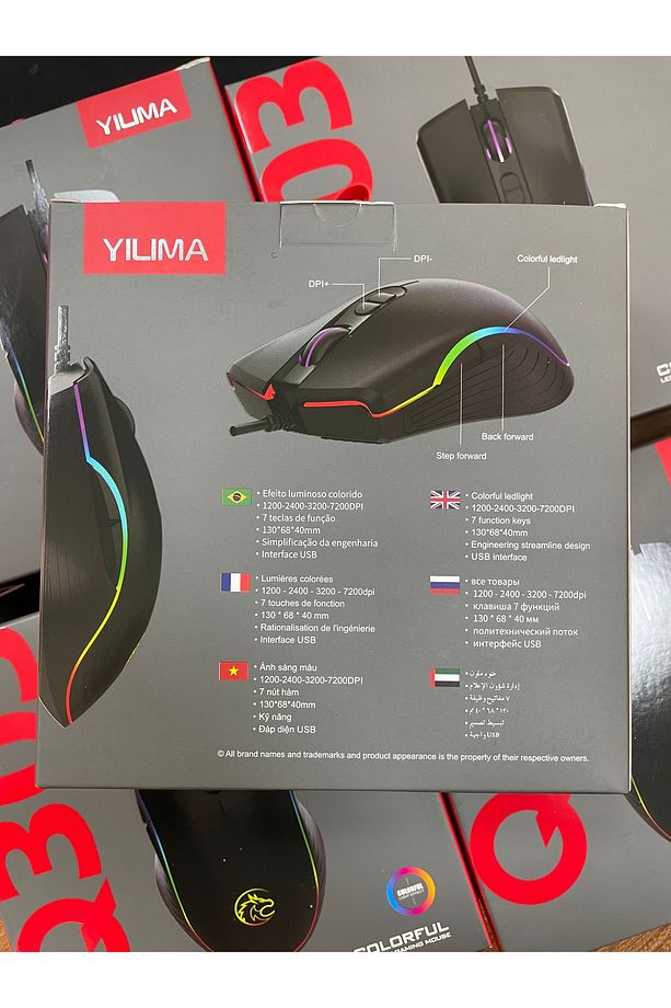 Q303 GAMİNG MAUSE COLORFUL  7200DPI - 2