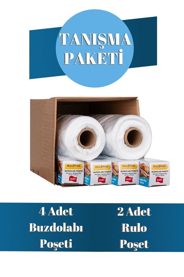 Tanışma Paketi 4 Buzdolabı 2 Rulo Poşet - 1
