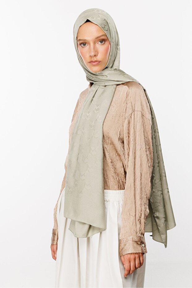 Ada Tea Mc Pattern Jacquard Shawl - 3