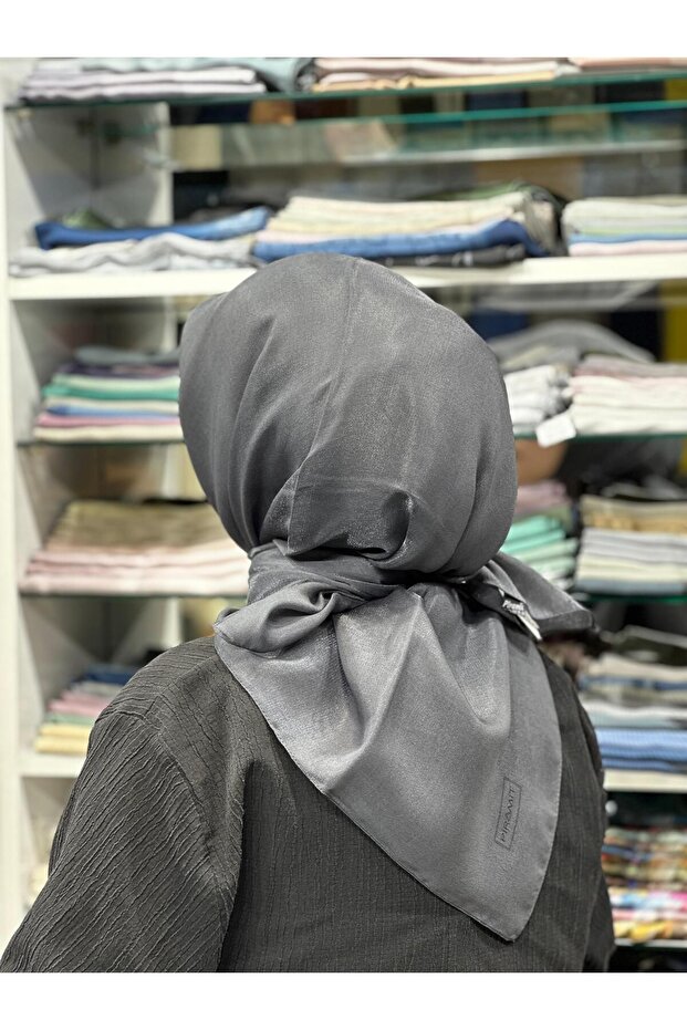 Kehribar Simli Eşarp - 1