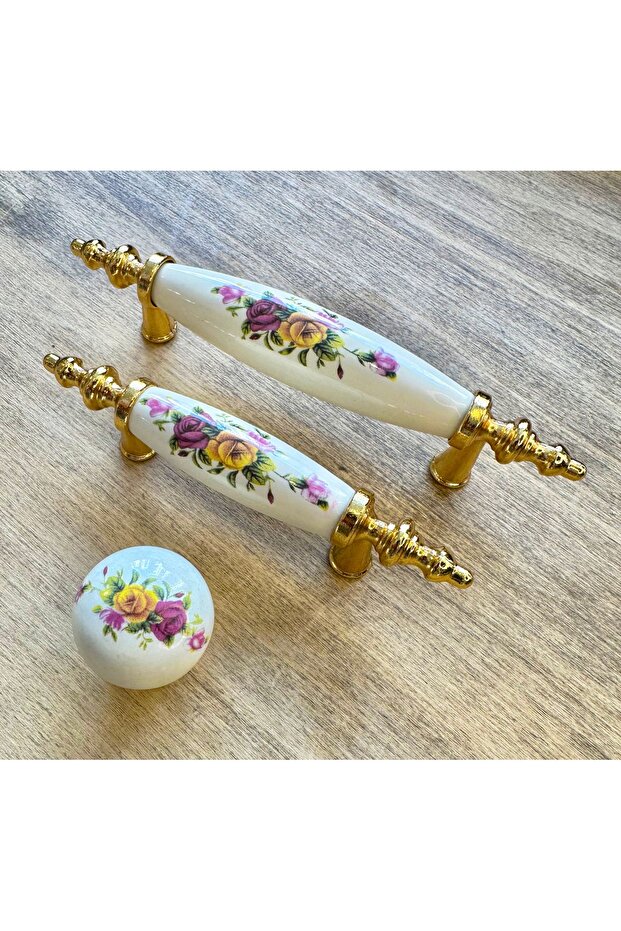 Porcelain Furniture Drawer Cloakroom Kitchen Cabinet Handle