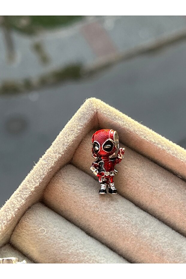 deadpool charm | gümüş kaplama - 1