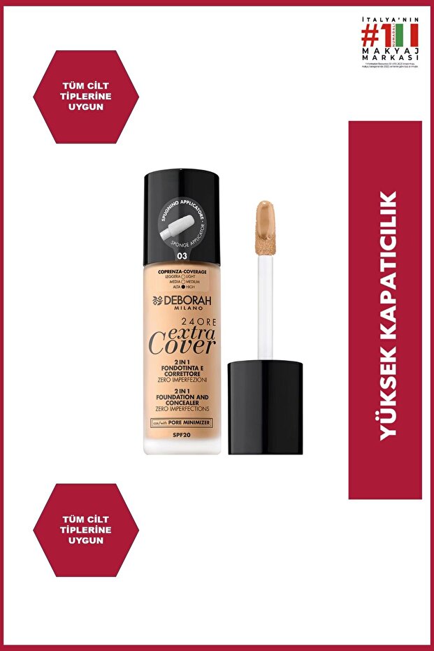 Milano 24 Ore High Coverage Foundation No: 03 Sand