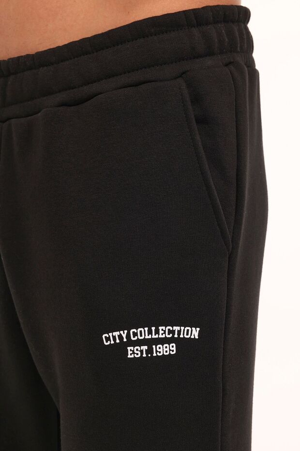 ML JUAN 22CTY113 4PR Siyah Erkek Eşofman Altı - 4