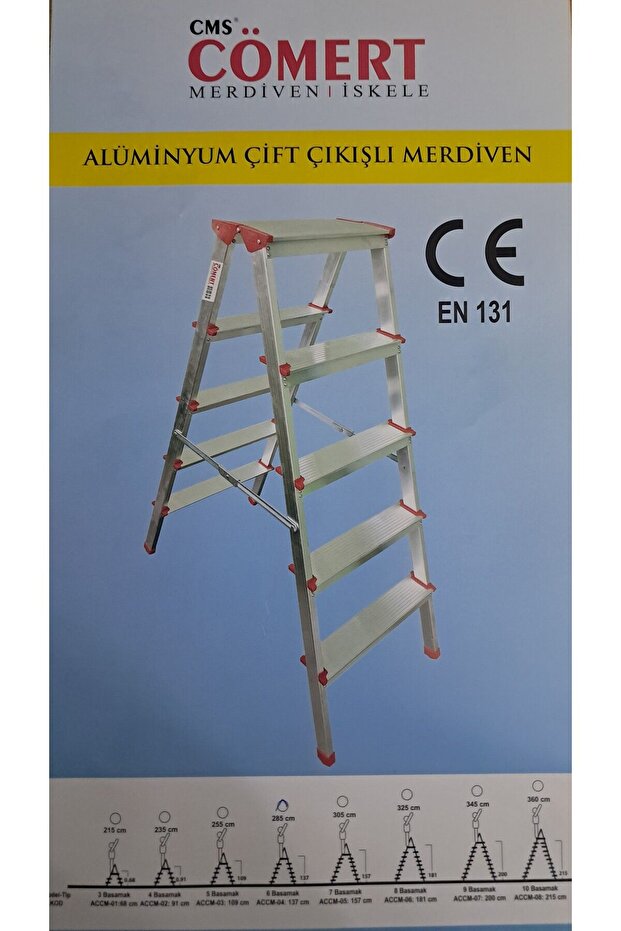 Merdiven 9 Basamaklı Çift Çıkışlı Tse Li - 5