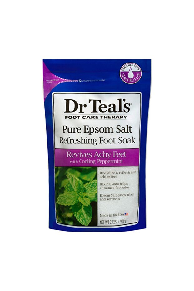Dr Teal's Epsom Foot Soak - Cooling Peppermint 909g