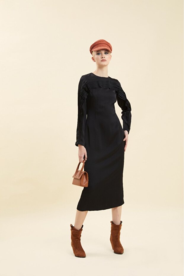 Kup Detaylı Elbise - 1