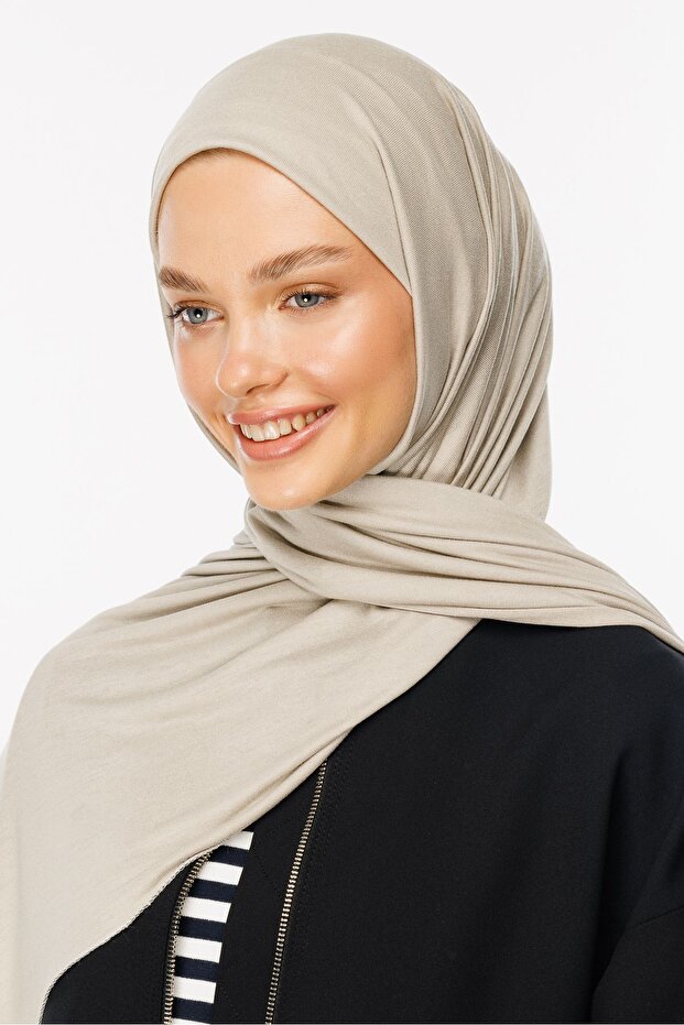 شال قطني ممشط من الحجر الرملي - 7