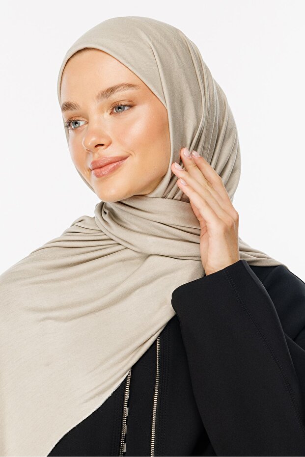 شال قطني ممشط من الحجر الرملي - 8