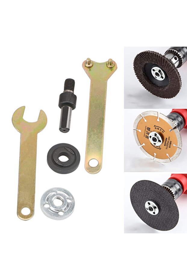 10mm 电钻转换角磨机连杆用于切割盘抛光轮金属... - 8