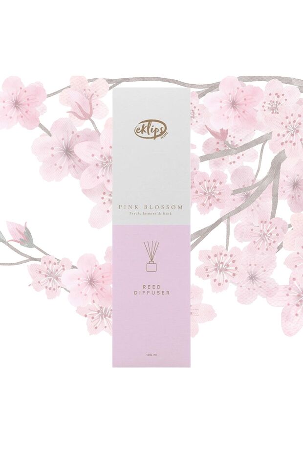 Reed Diffuser Pink Blossom Çubuklu Oda Kokusu 100 ml - 1
