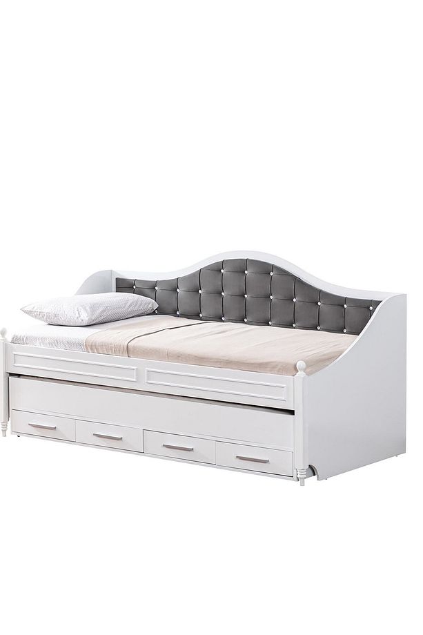 Yavrulu Karyola, Eymen Yavrulu Yatak - Gri 1 Adet Comfort Yatak - 3