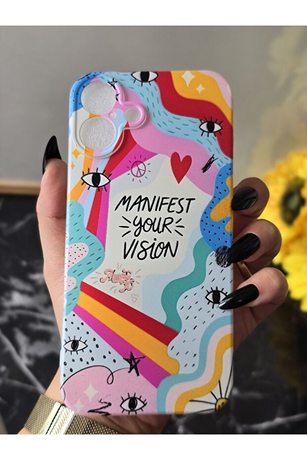 حافظة هاتف شفافة مطبوعة متوافقة مع هاتف آيفون 16 - 2