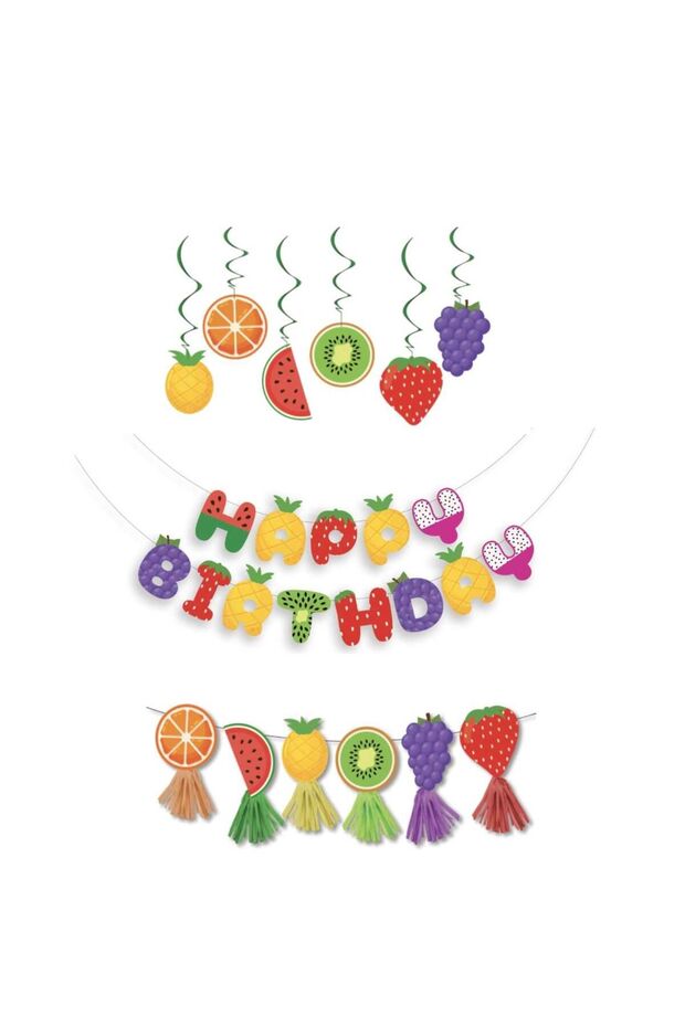 MINI PARTY STORE ΣΕΤ ΠΑΡΤΥ ΜΕ ΘΕΜΑ ΦΡΟΥΤΑ - 2