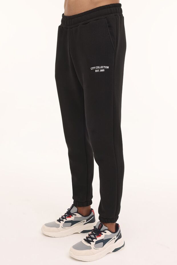 ML JUAN 22CTY113 4PR Siyah Erkek Eşofman Altı - 1