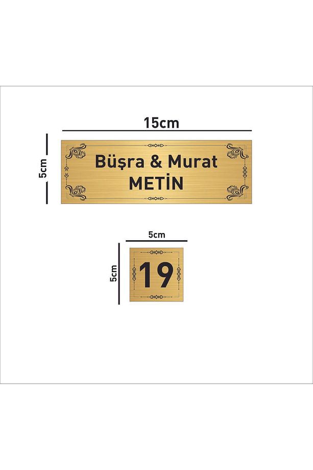 DAİRE KAPI İSİMLİĞİ VE KAPI NUMARASI - 3
