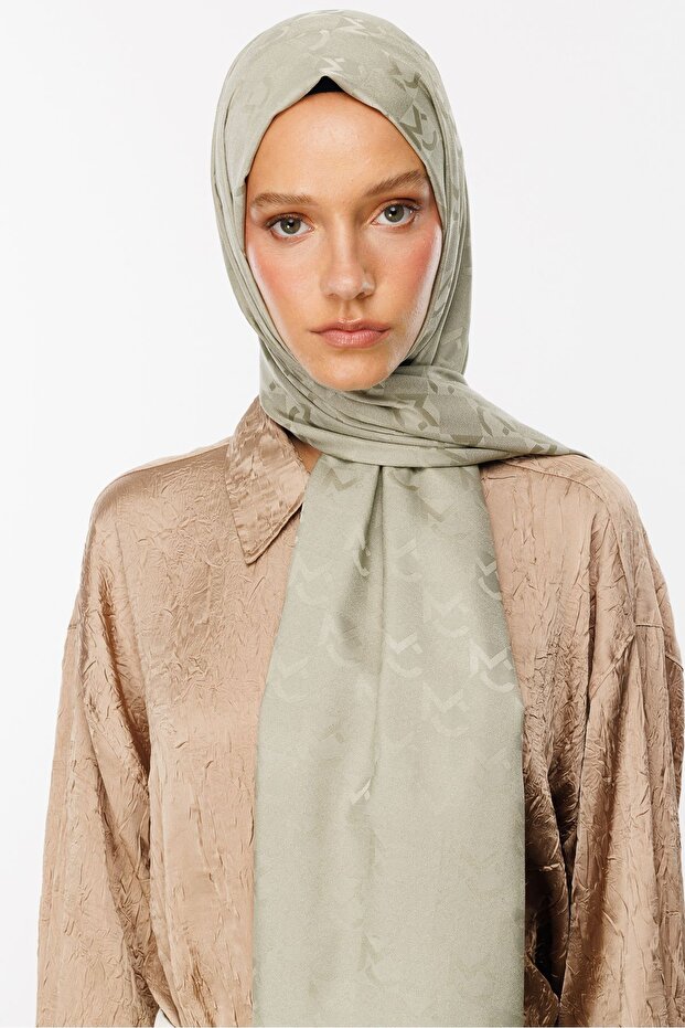 Ada Tea Mc Pattern Jacquard Shawl - 8