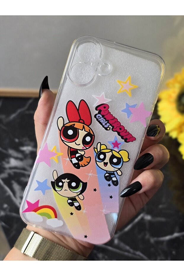 iPhone 16 Compatible Printed Transparent Phone Case - 3