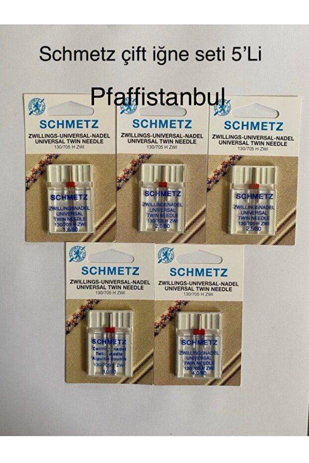Çift Iğne Seti 5'li - 1