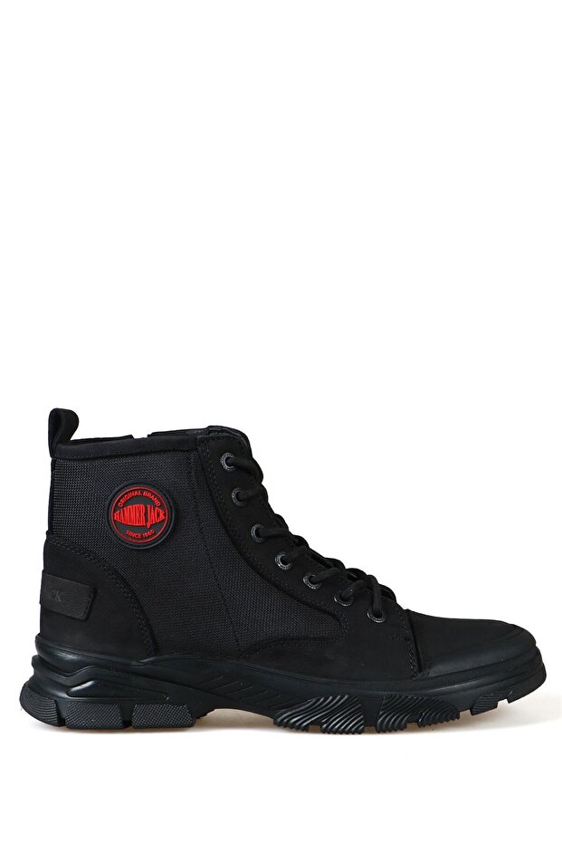 Niva Genuine Leather Black Outdoor Men's Boots