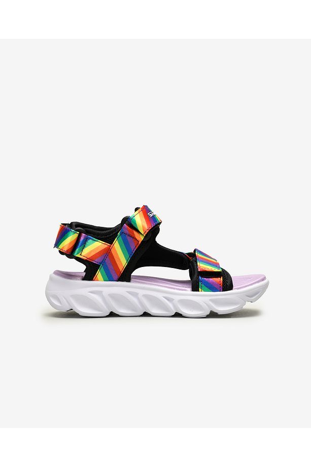 Hypno - Splash - Rainbow Lights Büyük Kız Çocuk Siyah Işıklı Sandalet 20218l Bkmt - 2