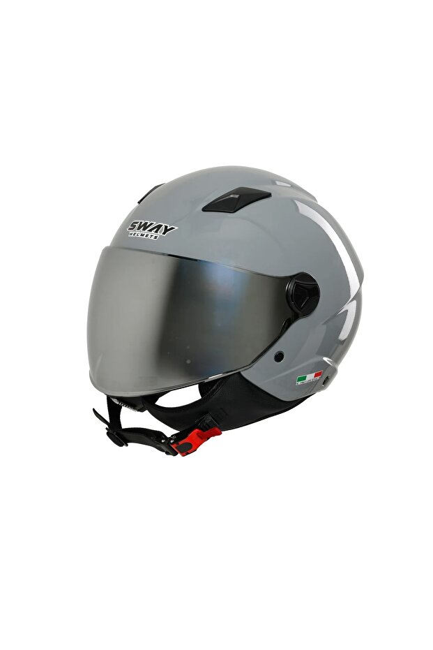 KASK SW 765 Gloss Nardo Grey ÇENESİZ - 4