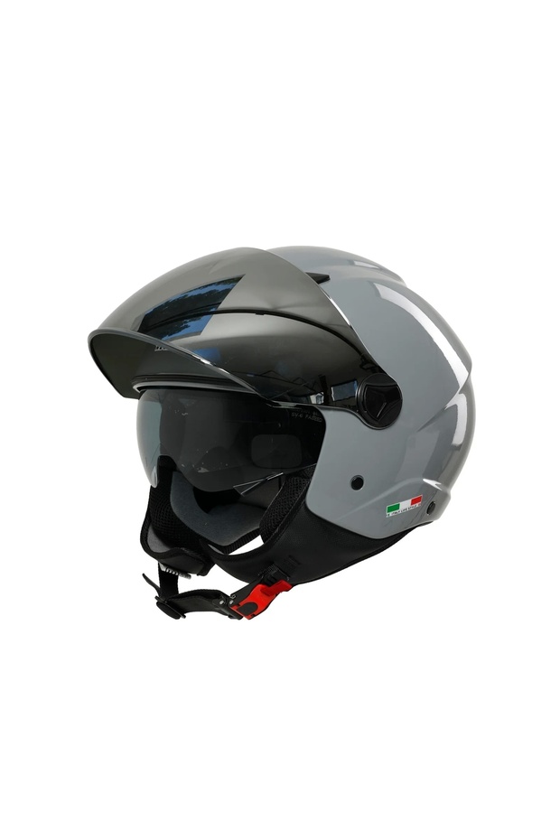 KASK SW 765 Gloss Nardo Grey ÇENESİZ - 3