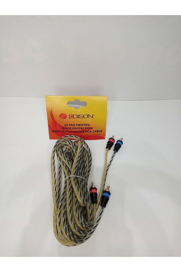 Rca Kablosu 5 Metre – Kaliteli Amfi Rca Ses Aktarım Kablosu - 5 Metre - 1