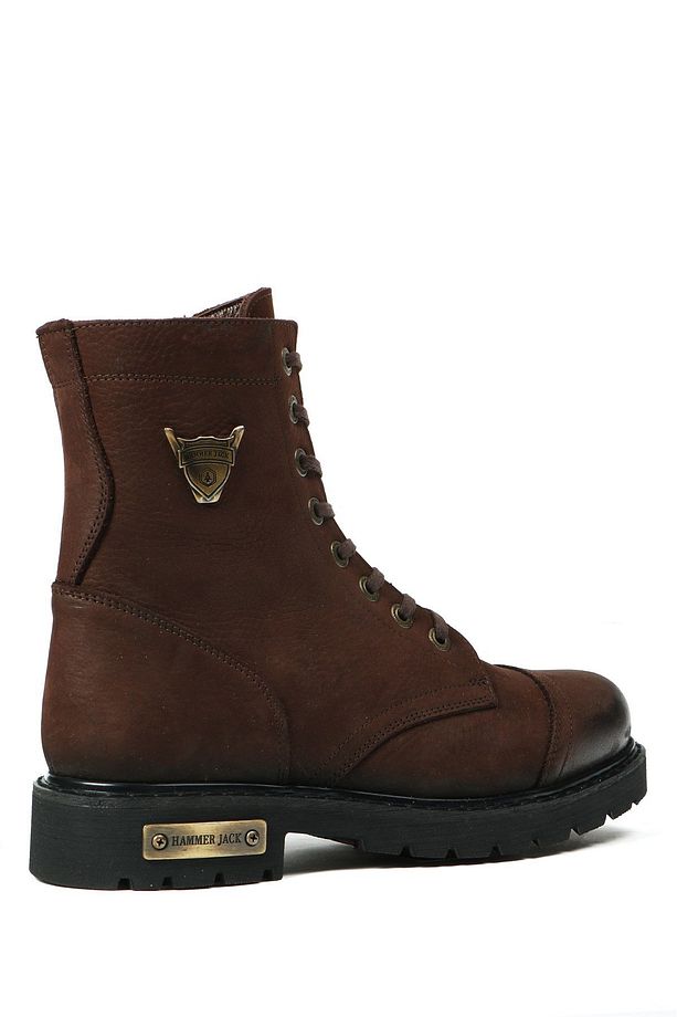 Merdane Boot Hakiki Deri Kahve Dock Step Outdoor Erkek Bot 102 18505-m - 4