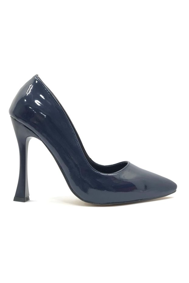 Feles 10 cm heeled stiletto women's high heel shoes navy blue