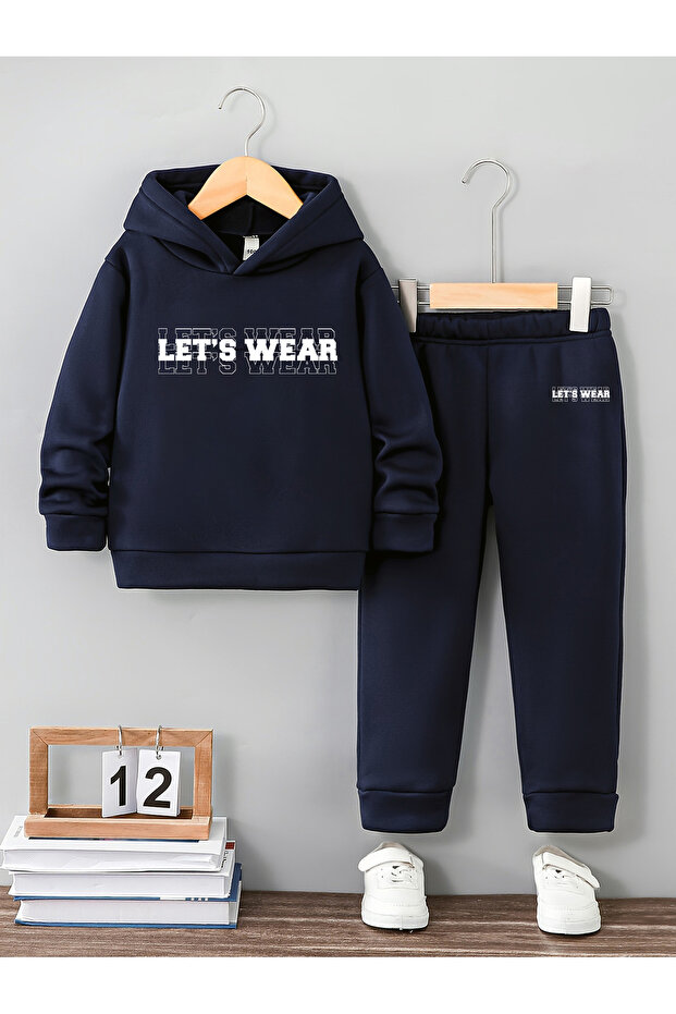 Printed Hooded Sweatshirt for Boys and Girls