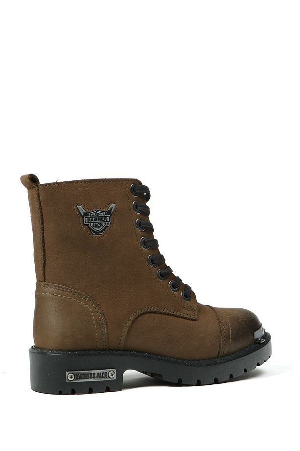Merdane Boot Hakiki Deri Haki Yıkama Nubuk Outdoor Çocuk Bot - 4