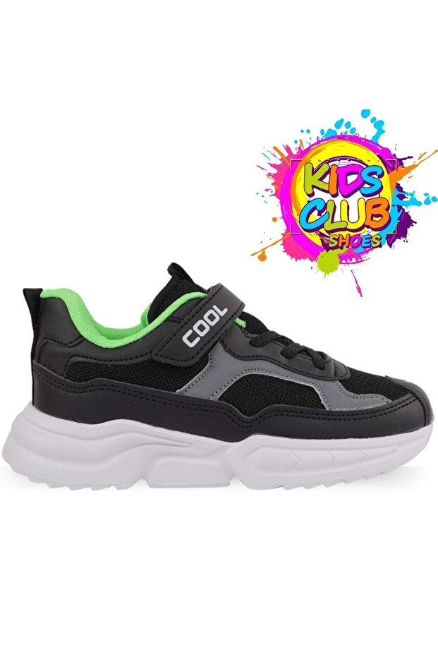Cool Zoom-24 Orthopedic Children's Sneakers - BLACK