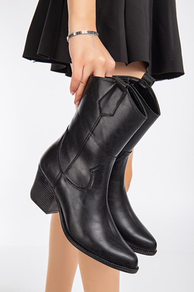 Dallas Kadın Siyah Bot - 4