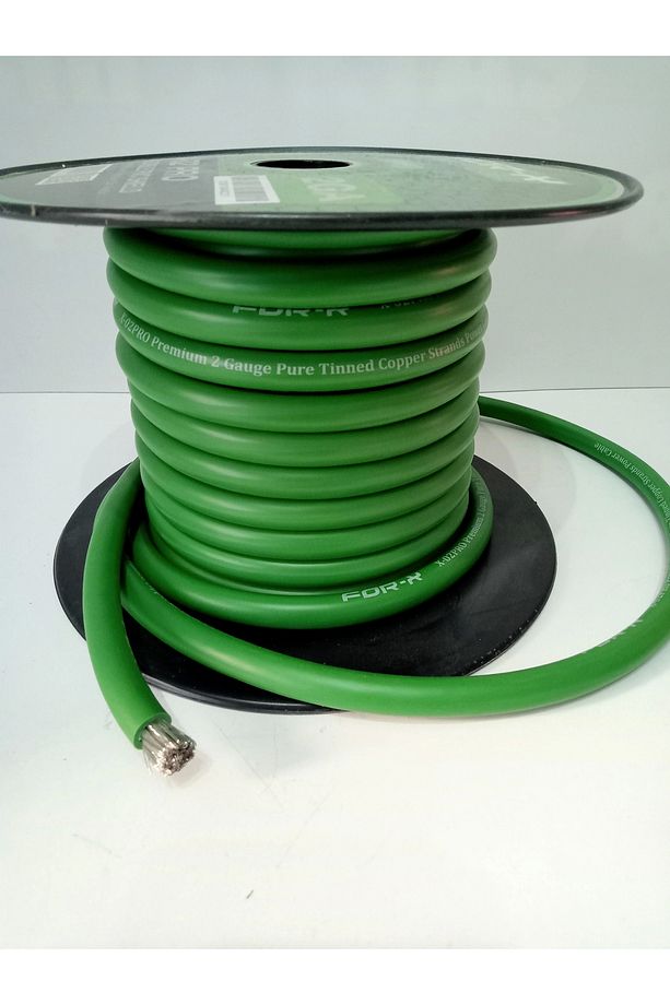 Bakır Amfi Güç Kablosu 2ga – 5 Metre – %100 Bakır – Ofc 2ga Anfi Power Kablosu - 2