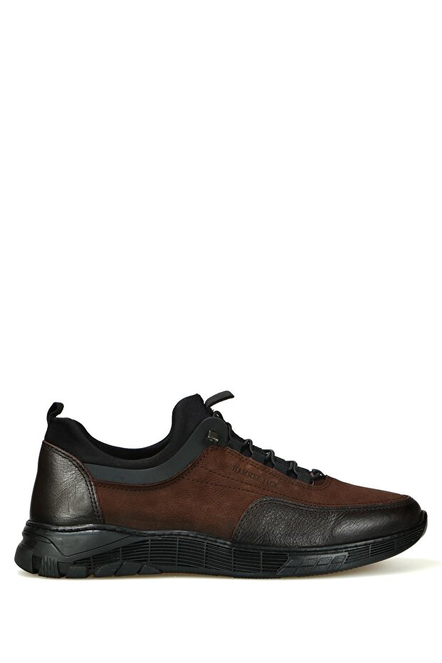 Lazne Genuine Leather Brown Torje Men's Casual Shoes