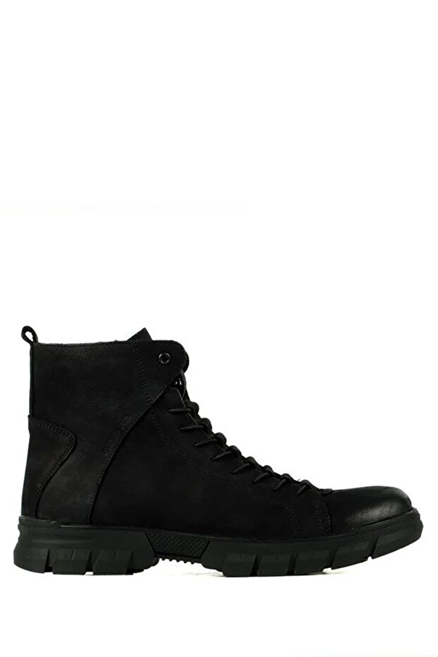 Aversa Genuine Leather Black Torje Men's Outdoor Boots