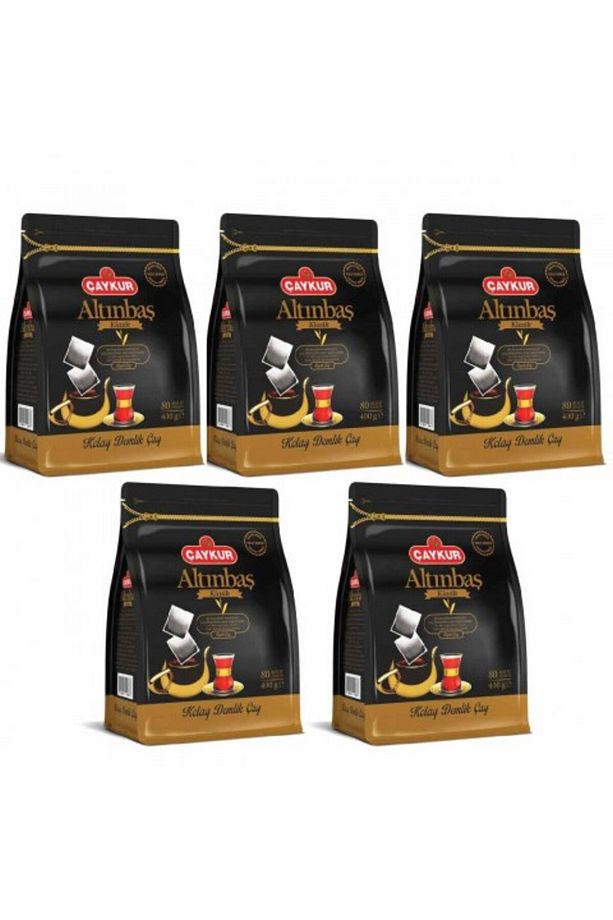 Altınbaş 400 Adet Demlik Poşet Çay 400gr - 5 Paket - 1