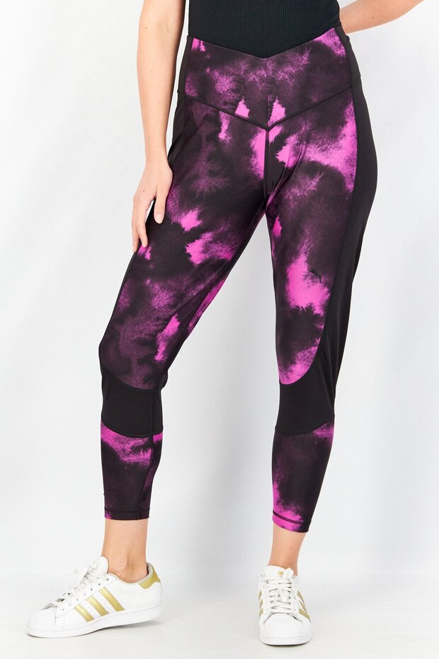 Women Tight Fit Training Leggings, Multicolor