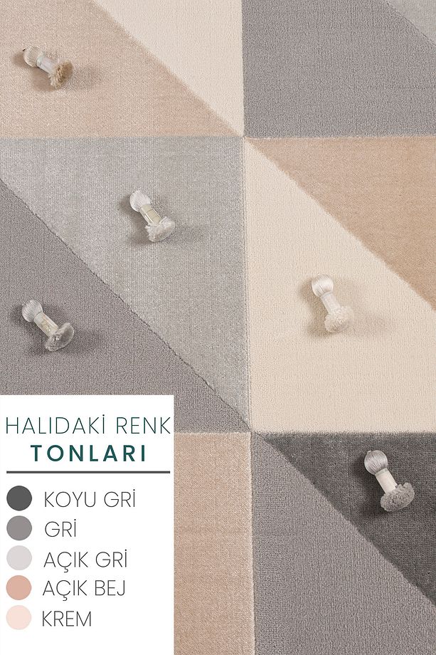 Konfor Modern Dokuma Notta 1121 Yolluk Halı - 6
