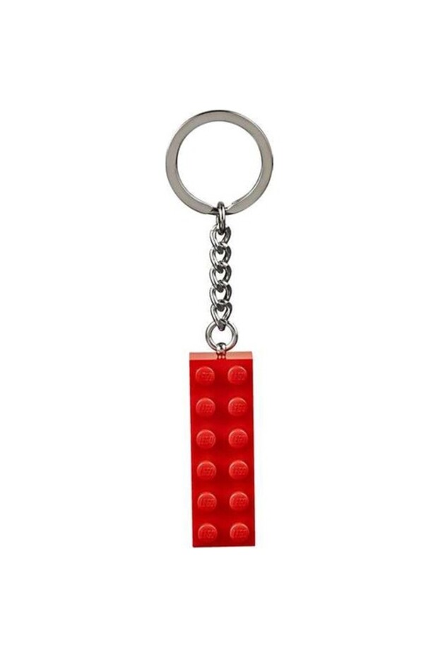 Brick 853960 2x6 Red Key Chain - 3