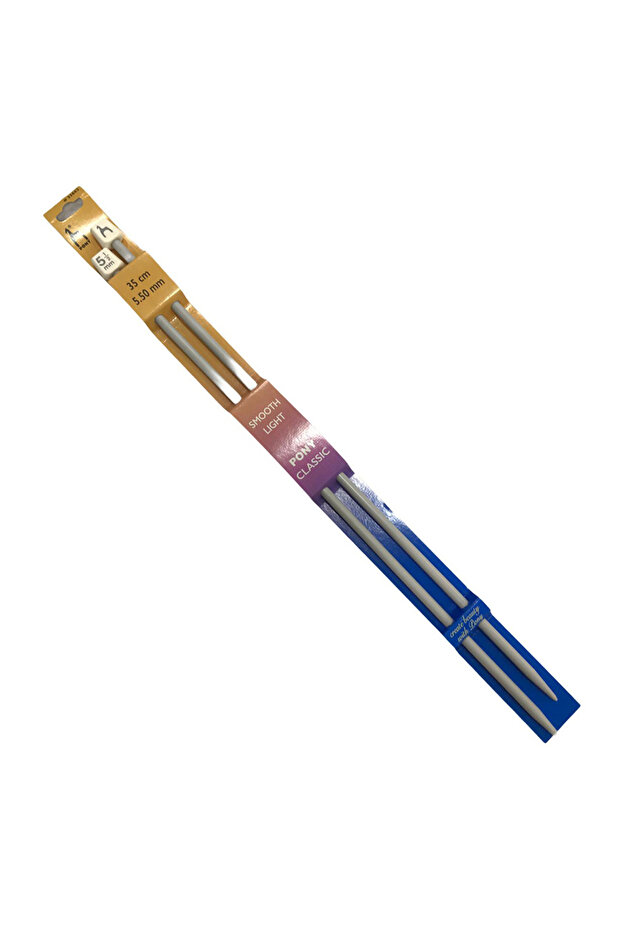 5.5 Mm 1. Kalite Ithal Şiş - 35 Cm Örgü Şişi