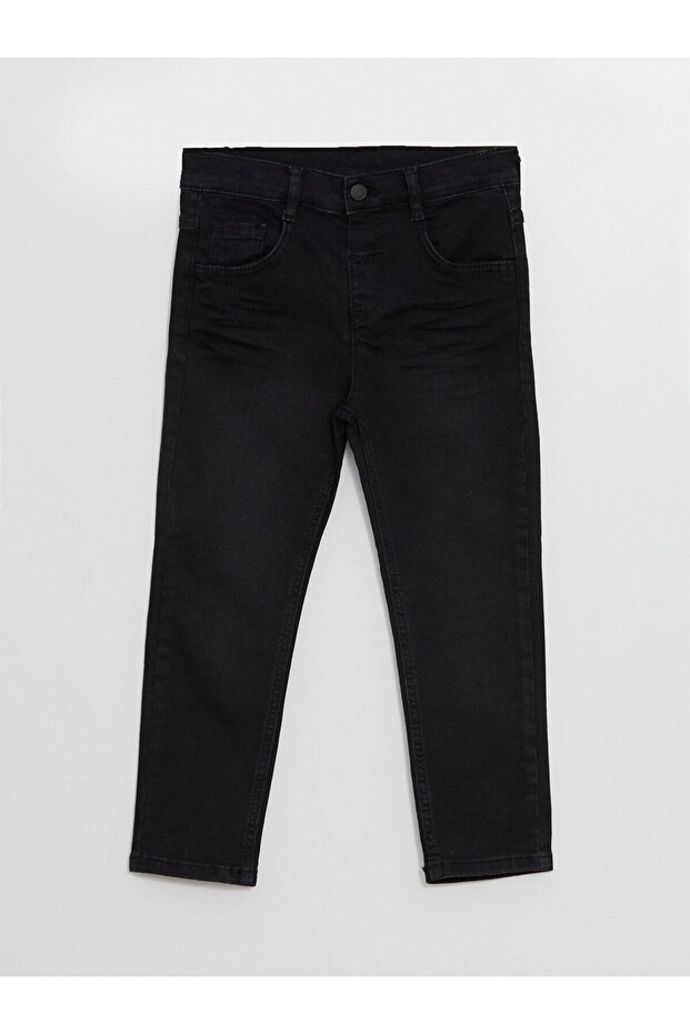Μαύρο Basic Boy's Jean Παντελόνι (W4) - 2