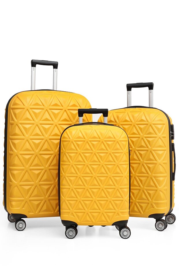 5145 ABS 3 LÜ VALİZ SETİ - 1