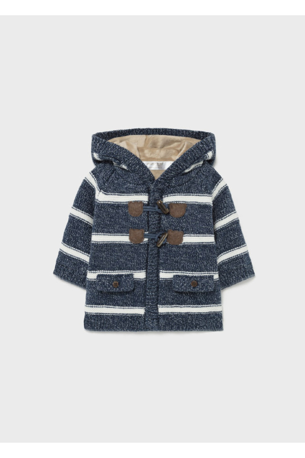 Baby Boy Warm Lined Woven Cardigan 2367