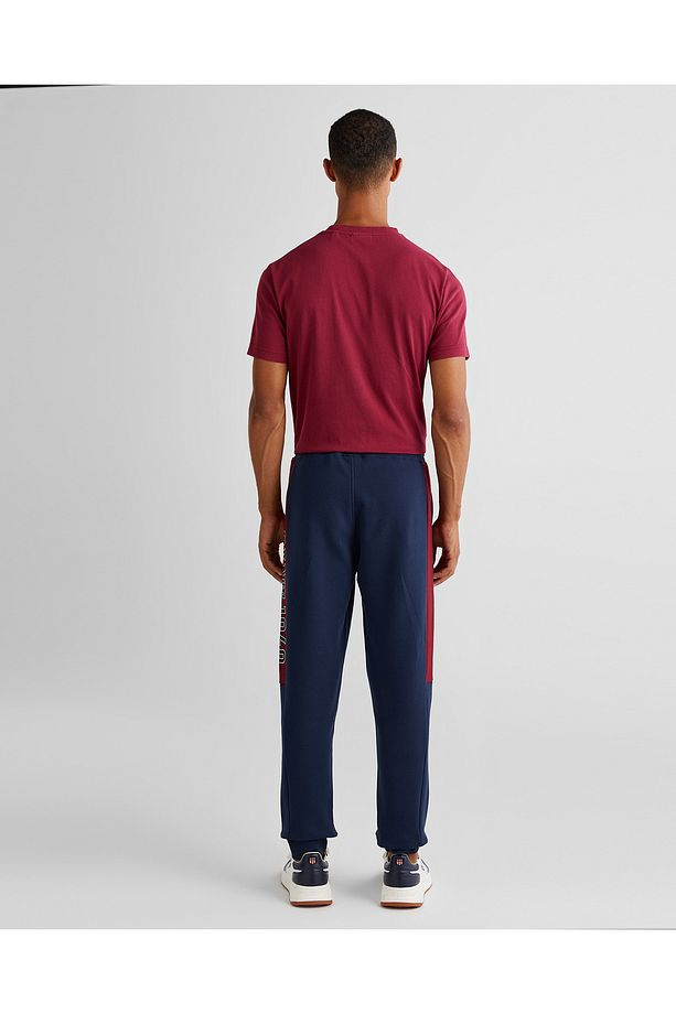 Erkek Lacivert Regular Fit Logolu Eşofman Altı - 2